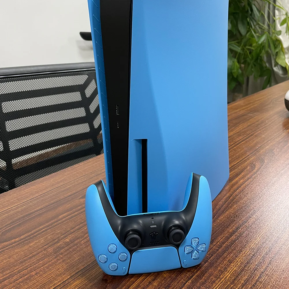 PS5 게임 콘솔 스킨 쉘 케이스 커버 교체 플레이트, 충격 방지 보호 커버, 페이스 플레이트 쉘