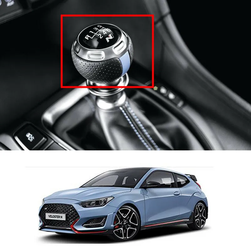 

6 Speed Gear Stick Shifter Lever Knob 43711S0100 For Hyundai Velsoter N I30 Elantra GT NLine 2018~2019