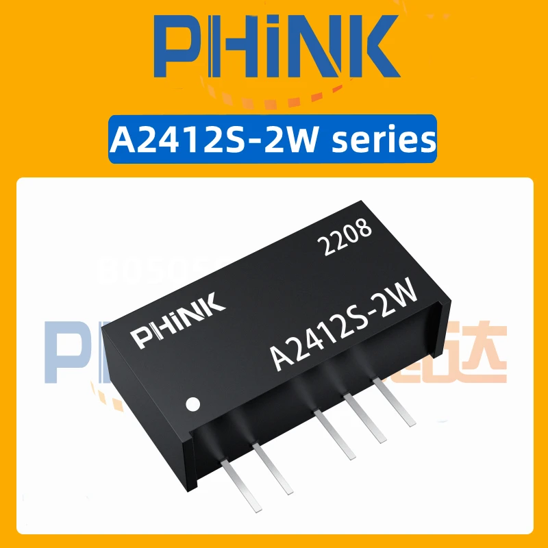 A2412S-2W A2412S-2WR3 input 24V to 12V dual output DC-DC power module IC, integrated circuits, modules