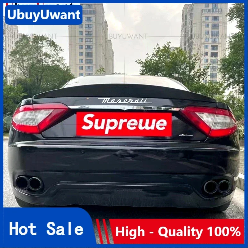 

Carbon Fiber Rear Trunk Boot Spoiler Wing Lip Car Rear Wings For Maserati GranTurismo GT and GTS 2Door 2007 - 2017