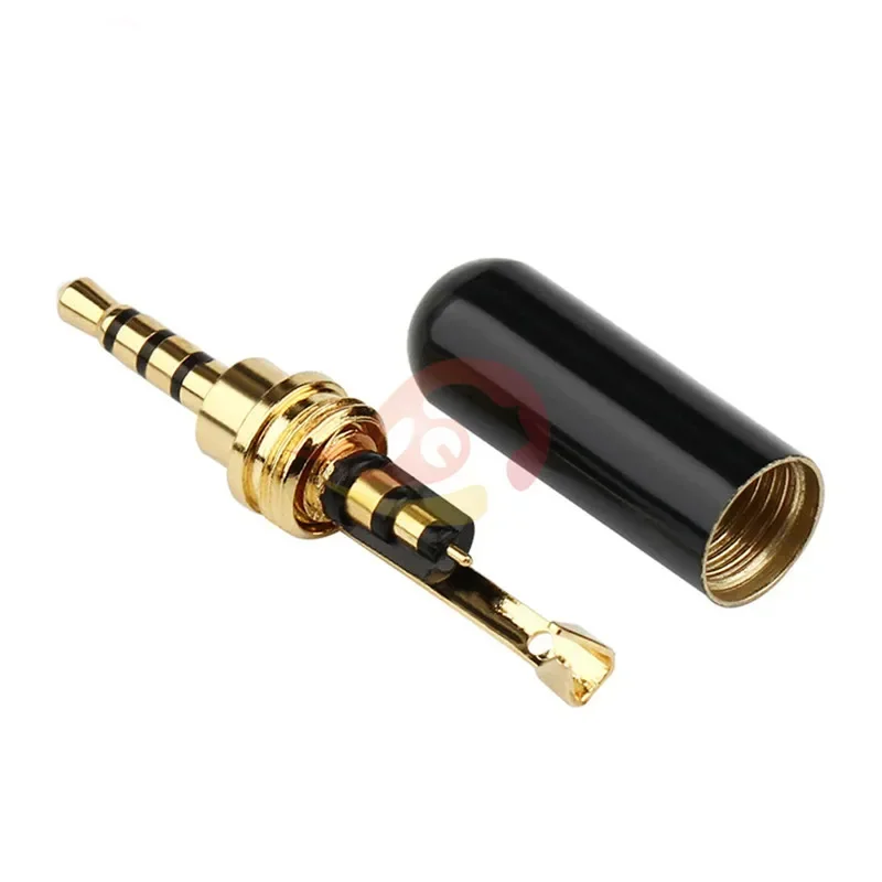 도매 잭 2 5mm 이어폰 플러그 4 극 오디오 2.5mm 커넥터, 가전 DIY 업그레이드 헤드폰 케이블, 금속 합금