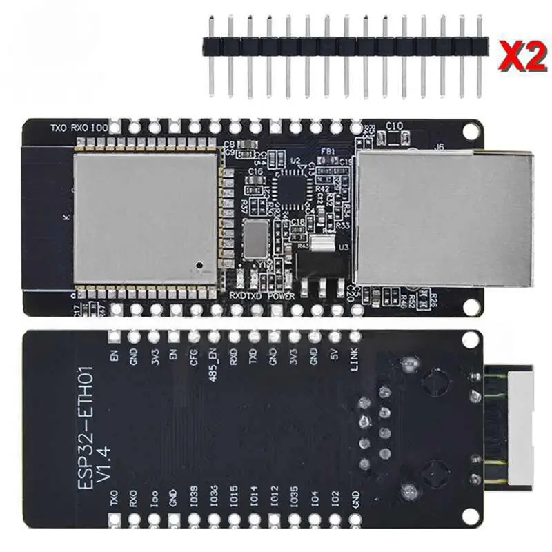 AAAEL-ESP32 WT32-ETH01 무선 모듈 내장형 직렬 포트-이더넷 Wifi 블루투스 MCU UART 네트워크 TCP IP 모듈 서버