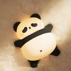 Panda LED Rechargeable Silicone Night Light - Touch - Activated Bedroom Decoration (Panda3)