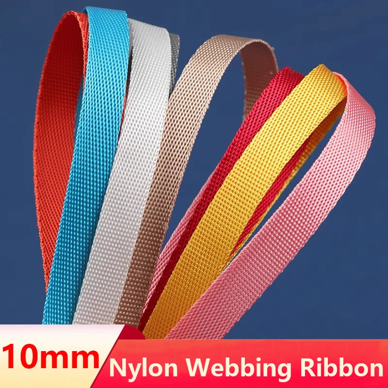 Versatile Nylon Ribbon Webbing for Crafting and Decoration - 45 Meters