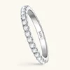 GRA Certified Moissanite Ring for Women Real 925 Sterling Silver Wedding Rings Engagement Eternity Bands Jewelry Gifts 4