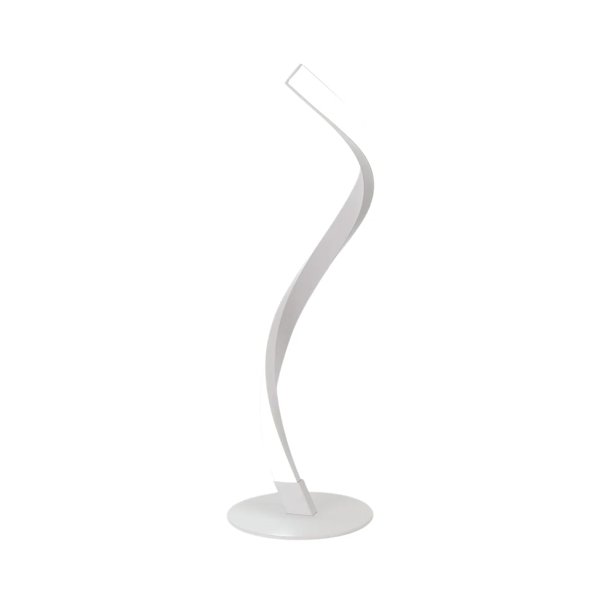 

LED Personality Spiral Lighting Lamp Simple Reading Table Lamp Plug and Play Bedside Lamp for Bedroom Restaurant EU Plug