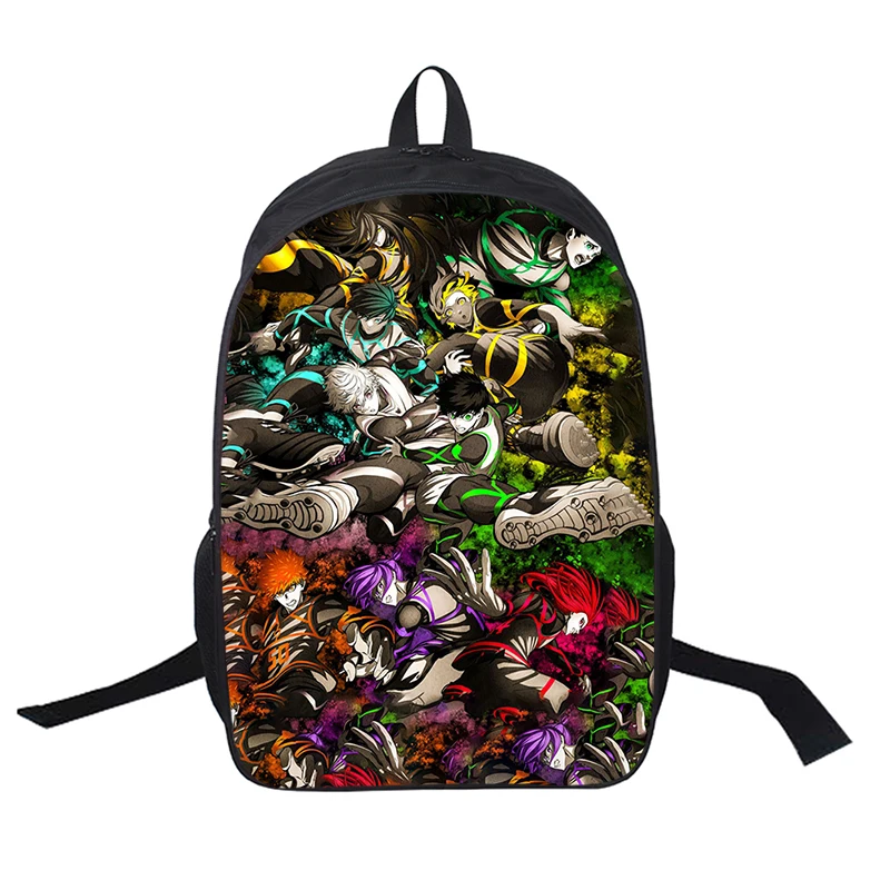 

Сумки на плечо унисекс с аниме BLUE LOCK, экологически чистая школьная сумка для покупок с 3d мультяшным принтом, повседневный рюкзак для подростков