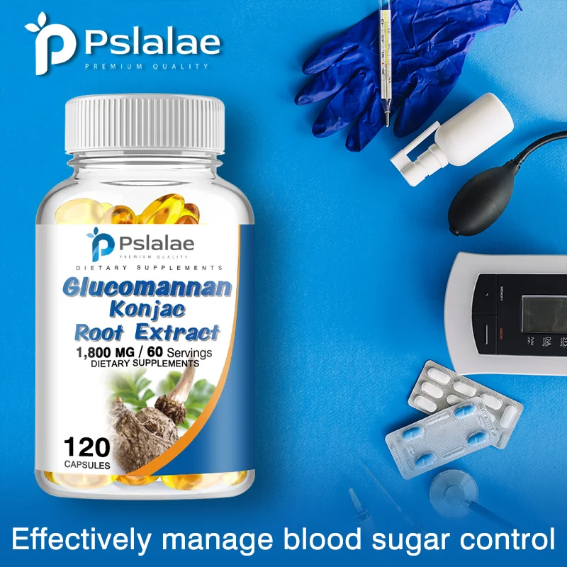 Glucomannan Konjac Root Extract 1,800 MG-Promotes Gastrointestinal Health and Supports Energy Management glucomannan root extract