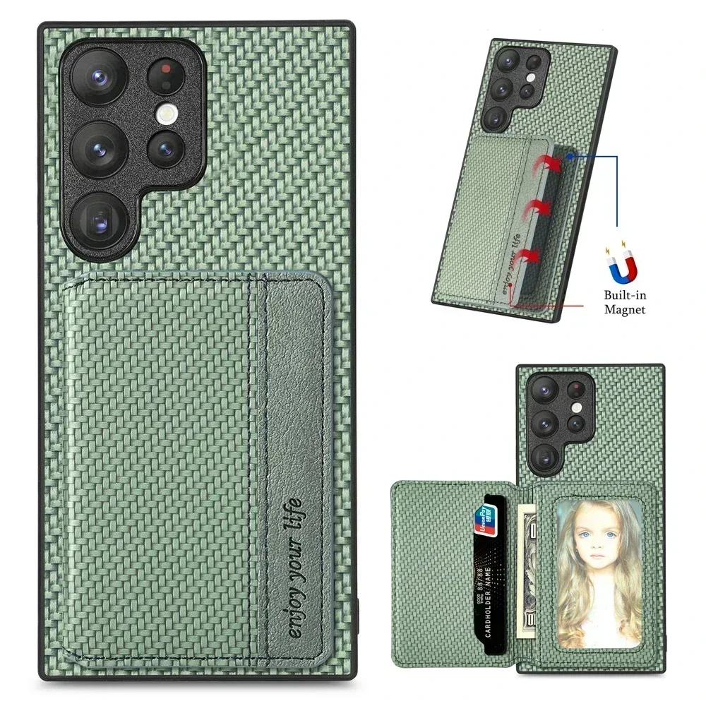 Premium Anti-Theft Flip Wallet Case