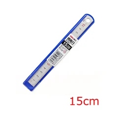 Precision Stainless Steel Metric Ruler for Professional Measuring and Drawing (15cm)
