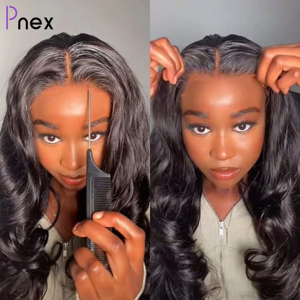 

Glueless Pre Plucked Human Hair Wigs Ready To Wear Body Wave 5x5 Transparent Lace Closure Wig Brazilian Remy Hair 13x4 Front Wig