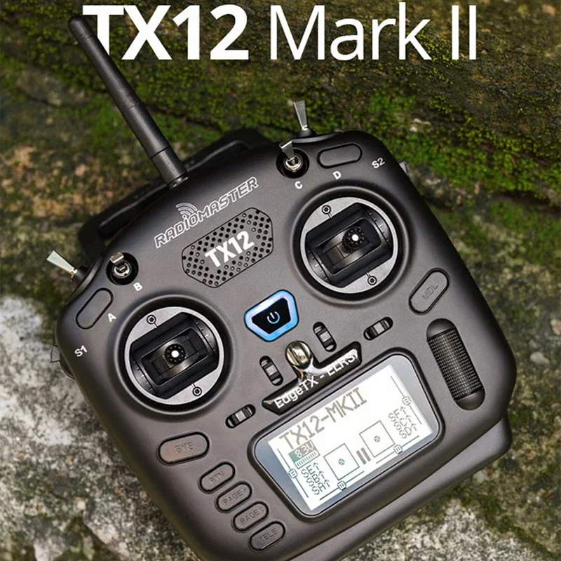 

RadioMaster TX12 MKII 16CH EDGETX Multi-Module Compatible Digital Radio Transmitter With TBS CROSSFIRE MICRO TX V2