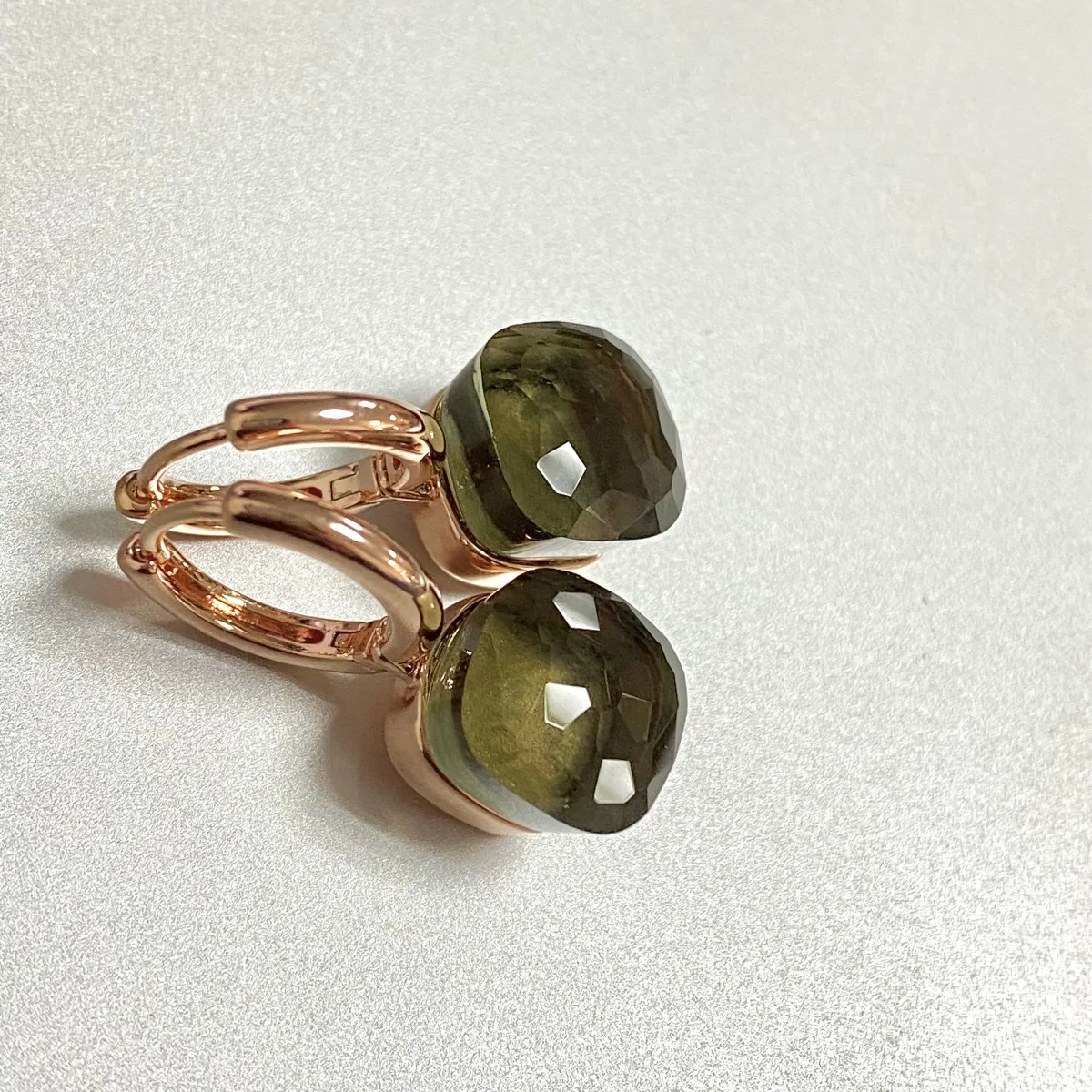 S180597f8c340403f9c3d5025e333eaaaB Classic Earrings For Women Amethyst Crystal Earrings Copper With Gold Plated Square Candy Colors Earrings Fashion Jewelry Mallzona