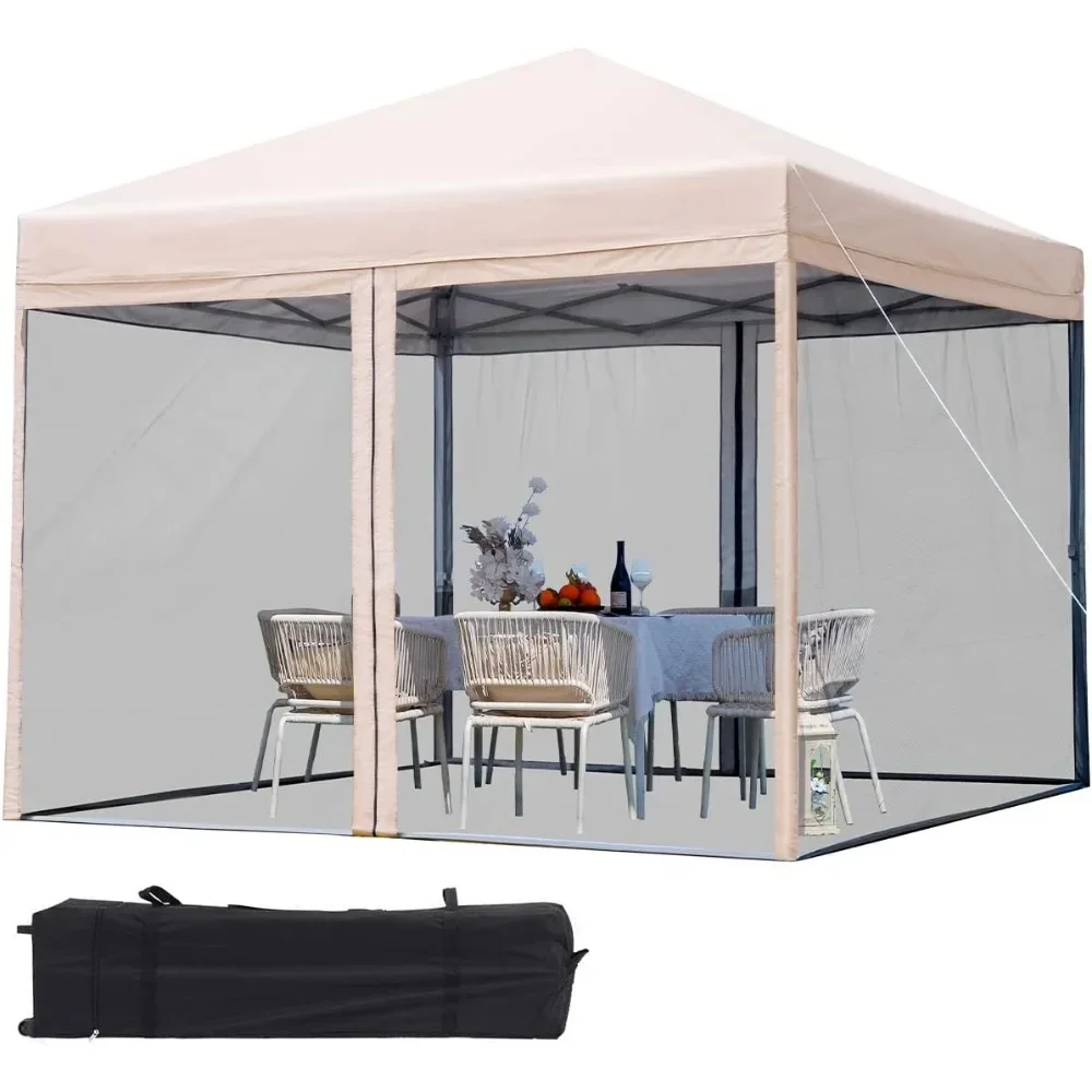 

Tent Outdoor Instant Portable Gazebo Room Tent - Fully Sealed Waterproof & Roller Bag Canopy Tents for Camping Shelter Garden