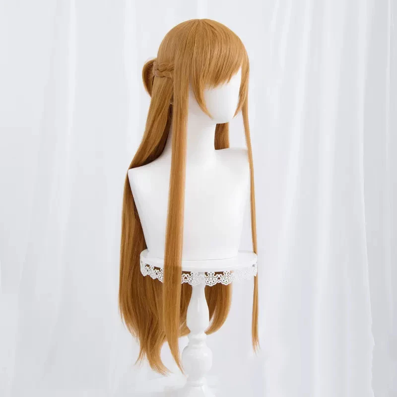 Wig AsunaYuuki Cosplay Online Seni Pedang Anime Kirito Wig Cosplay