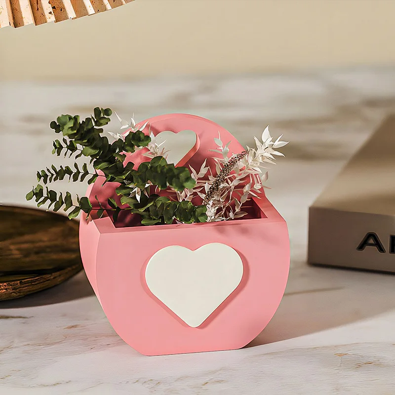 Easter Bunny Egg Flower Pot Silicone Mold Cute Rabbit Basket Resin Mold Home Decoration DIY Vase Making Plaster Casting Molds
