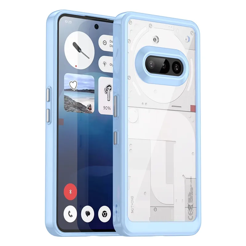 Colorful Soft Silicone Transparent Shockproof Bumper Case