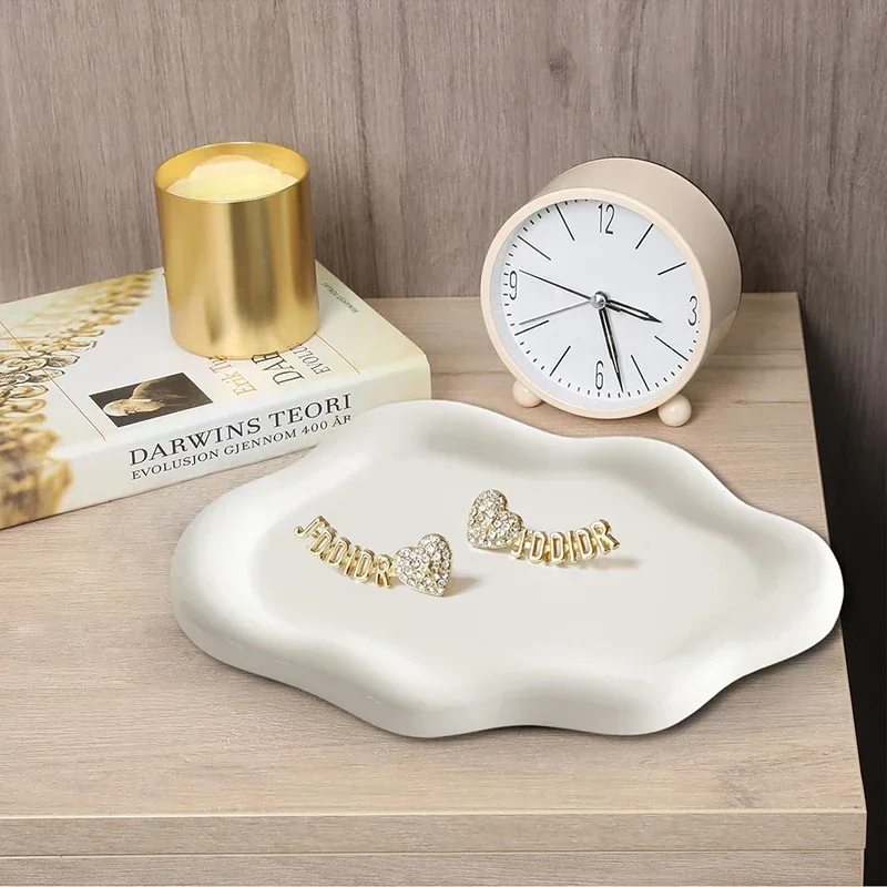 Jewelry Dish for Women Jewelry Tray Trinket Tray Dish Cloud Shape Ceramic Plate For Birthday Gifts DROPSHIPPING 5