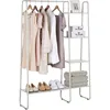Freestanding Clothes Garment and Accessories, Organizer Closet Rack (BLK) 6