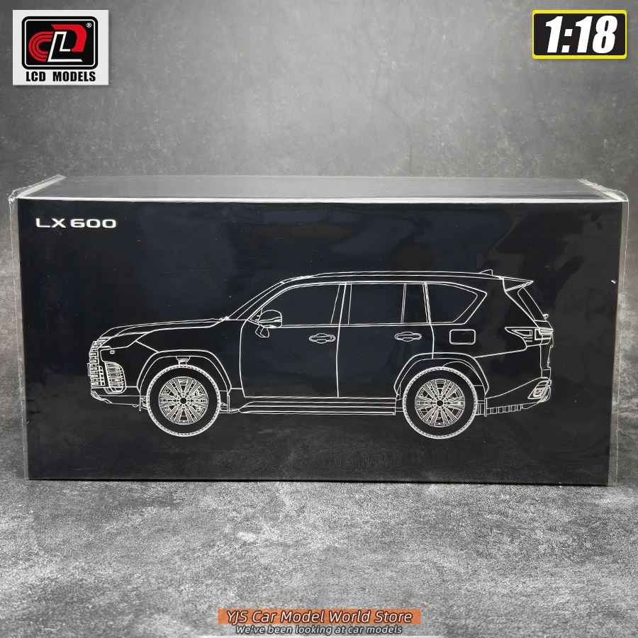 LCD 1:18 レクサス LX600 合金製カーモデル SUV 静態装飾 ホリデー