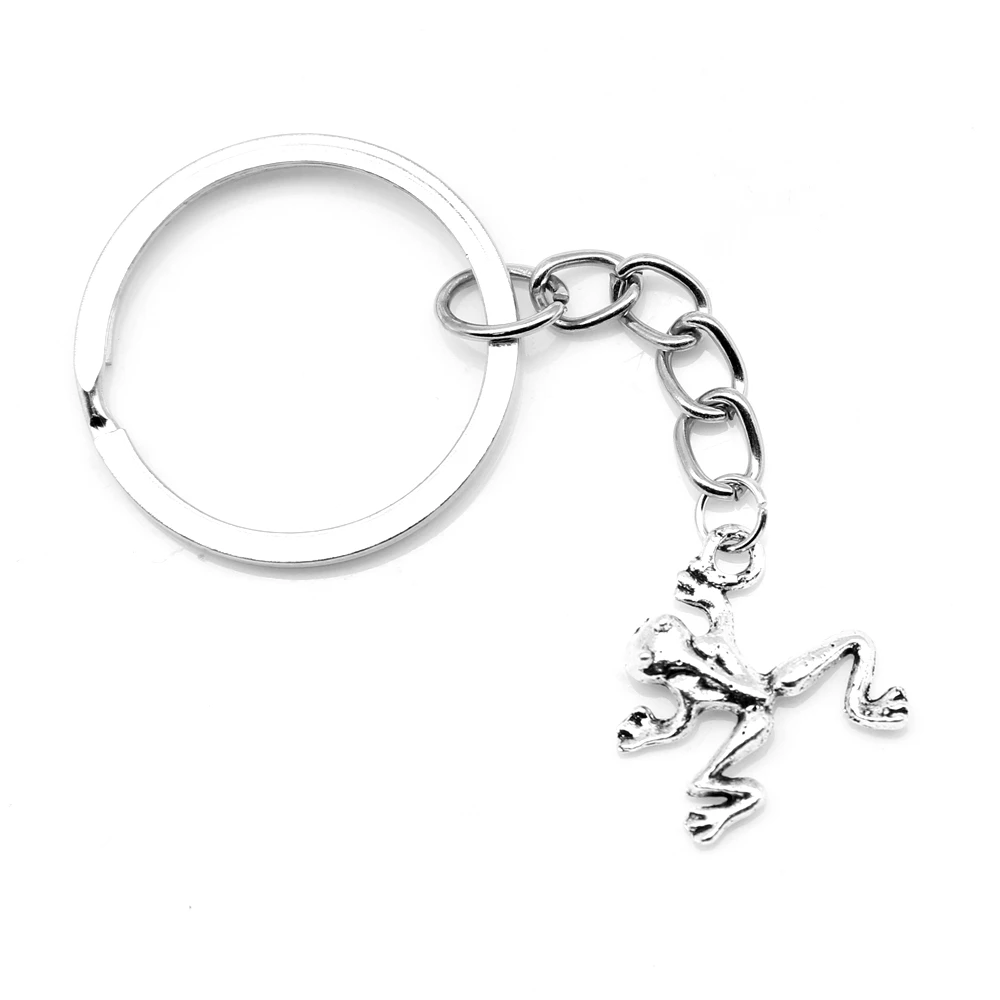 

1 Piece Frog Motorcycle Key Ring Ladies Jewelry 18x18mm