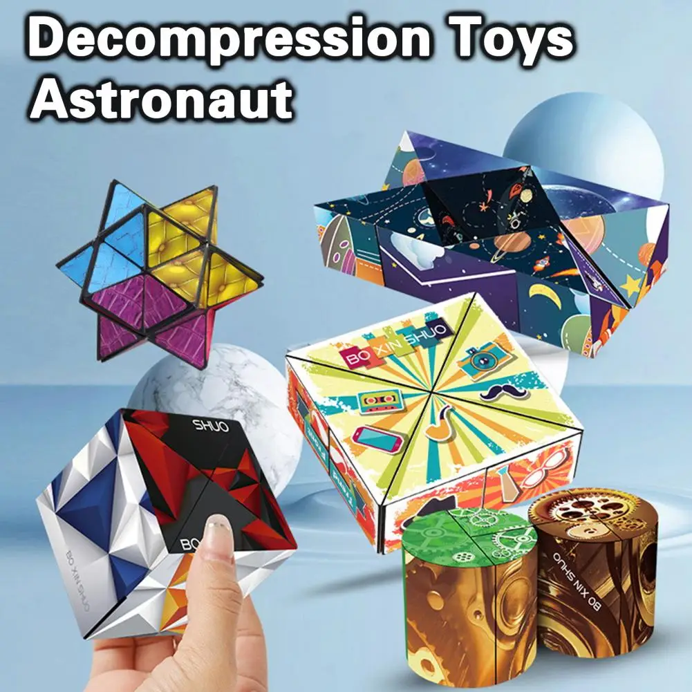 3D Infinite Folding Cube Toys Antistress Infinite Relax for Adults Cube Magic Hand Fingertip Stress Relief Toy