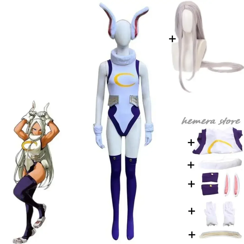 

Mha Rabbit Hero Mirko Cosplay Sexy Costume Anime Bnha Rumi Usagiyama Miruko Role Playing Party Cosplay Women