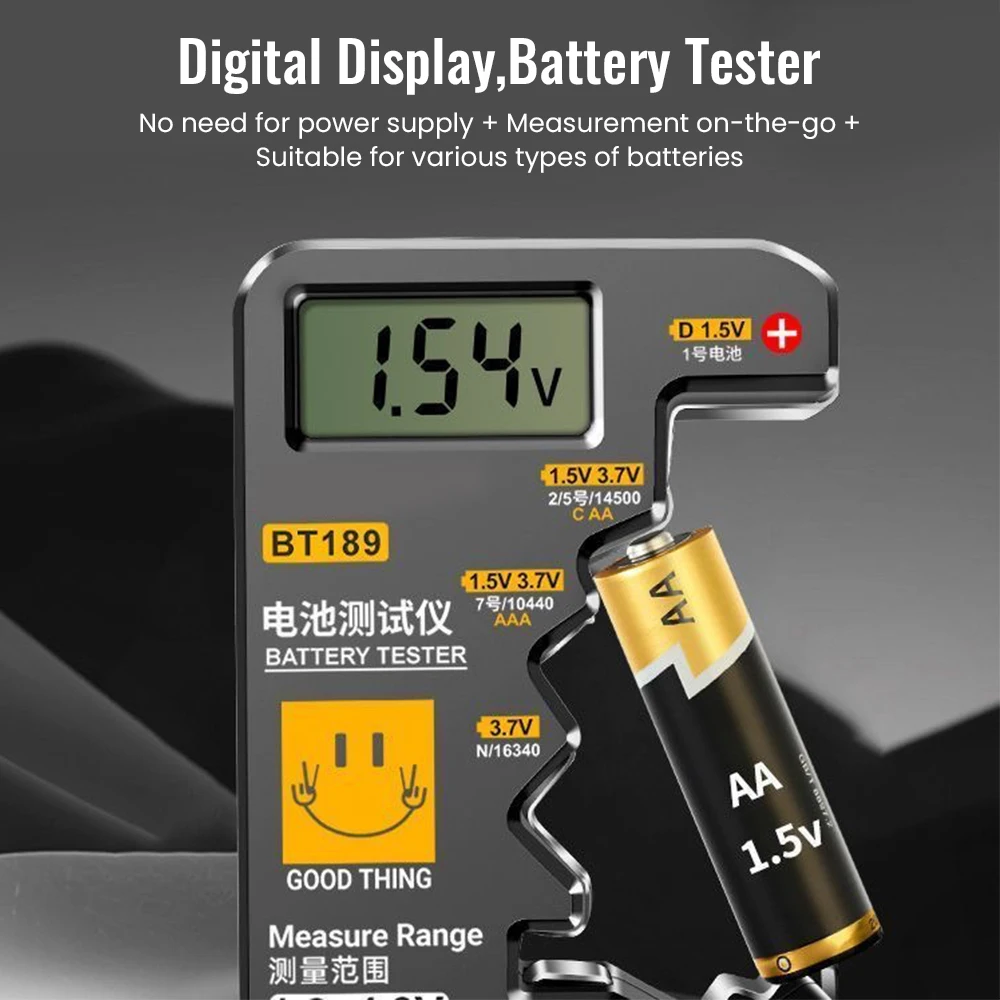 Battery Tester Battery Capacity Tester Indicator Remaining battery tester lithium battery tester