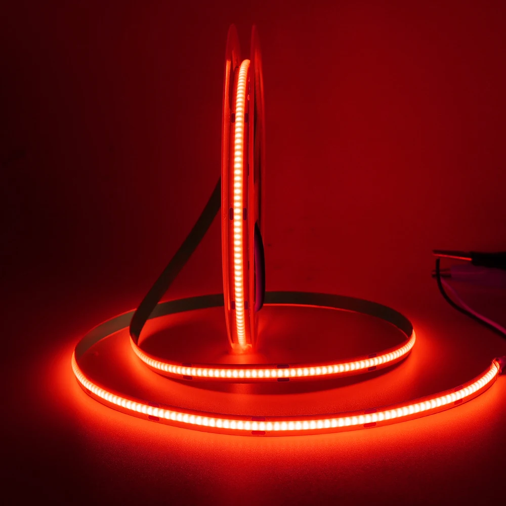 DC 12V 24V COB Strip 320Leds/M White/Pink /Yellow /Ice Blue S1806441389ef4f6d960f1d8bc48b06b1P