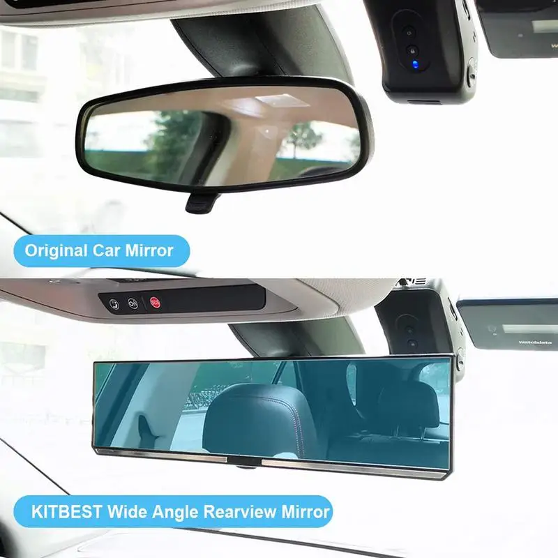 Rétroviseur Supplémentaire Angle Mort Rétroviseur Intérieur Rotatif 360° - Miroir Anti-éblouissement Voiture Camping-car Retro Interieur