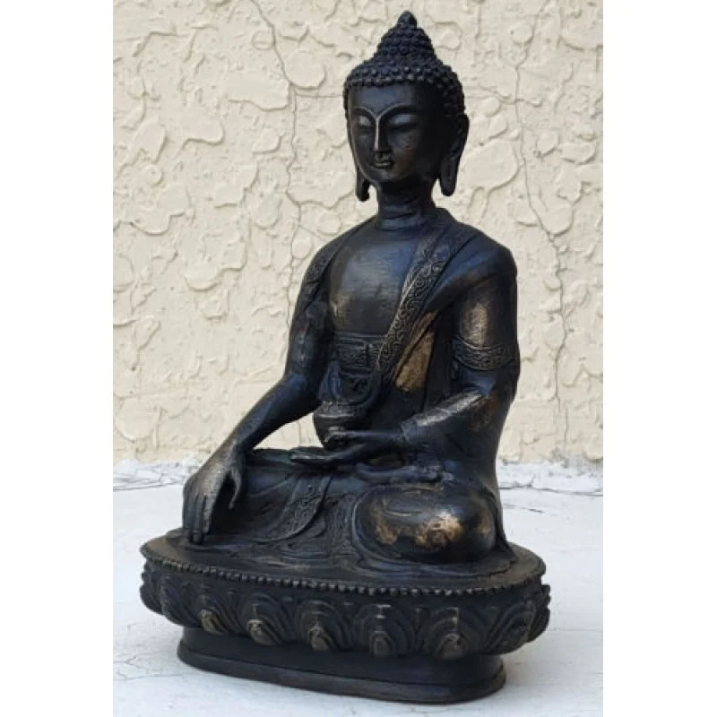 

Antique Bronze Buddha Statue Tibet Buddhism Sakyamuni Buddha Bodhisattva Old Bodhisattva