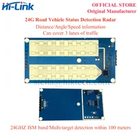 HLK-LD2451 24Ghz Road Vehicle Car Status Detection Sensor Ranging Speed Module Millimeter Wave Radar Blind spot LD2451 test kit 2