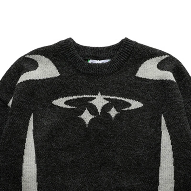 Aesthetic Retro Star Pattern Unisex Winter Sweater - true deals club