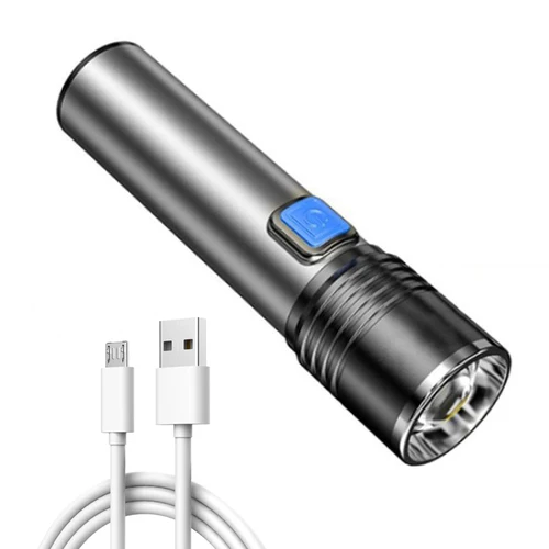 충전식 LED UV 손전등 자외선 토치 줌이 가능한 미니 395nm UV 블랙 라이트, 애완 동물 소변 얼룩 감지기 전갈 사냥 7