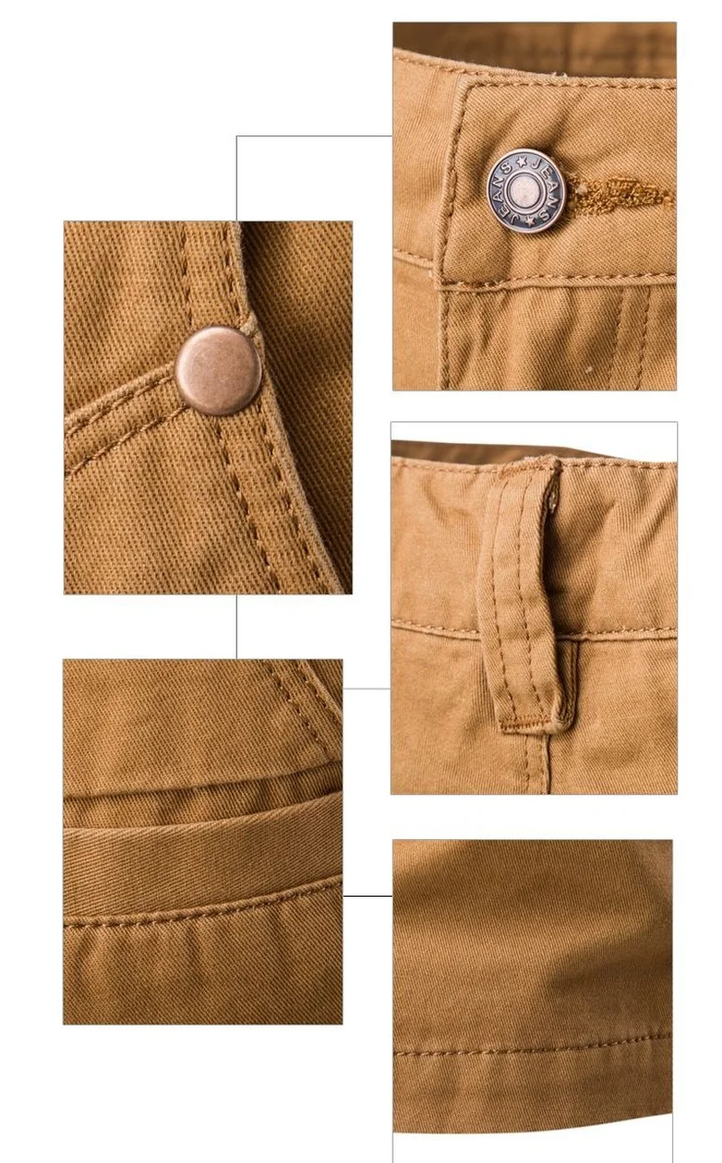 Summer men's five-point pants new large size overalls multi-pocket portable sports shorts