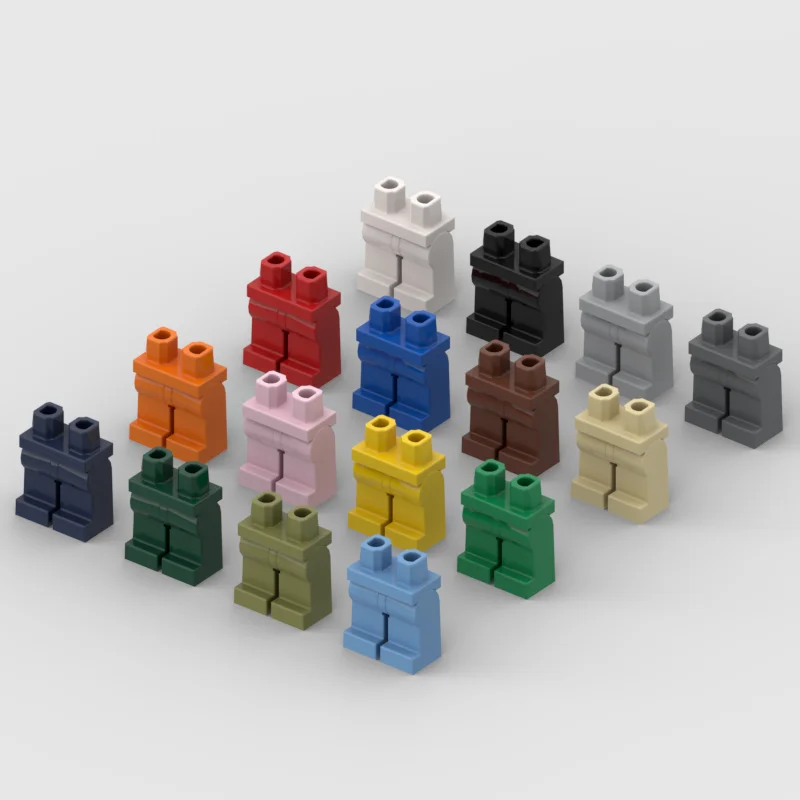 50pcs *minifigs legs and hips* DIY enlighten block bricks,Compatible With Assembles Particles