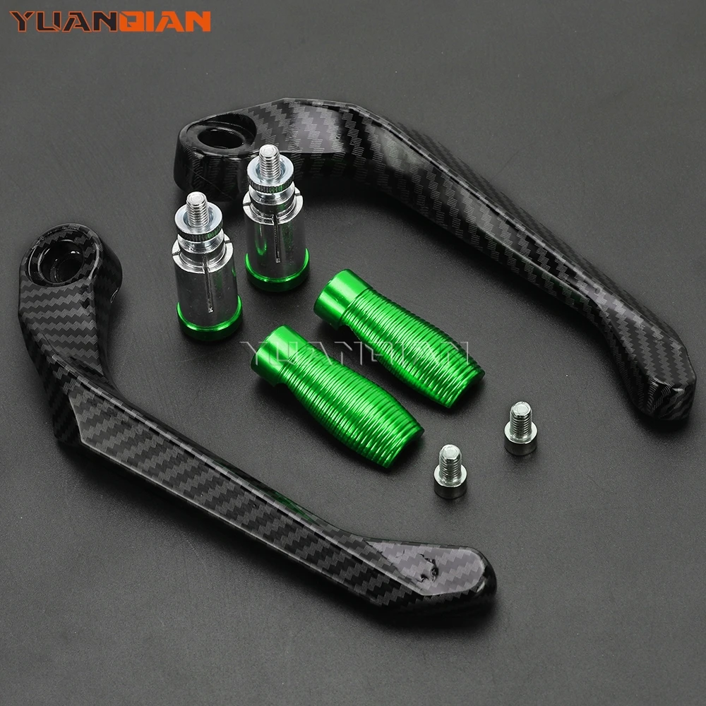 

NINJA Motorcycle CNC Aluminum Lever Guards Falling Protection For Kawasaki Ninja 250 300 400 2013-2024 2022 2021 2020 2019 2018