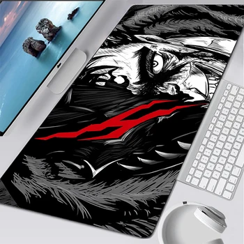 버서크 게이밍 마우스 패드, 게이밍 마우스 패드, 컴퓨터 액세서리, 대형 키보드, 노트북 패드, 스피드 데스크