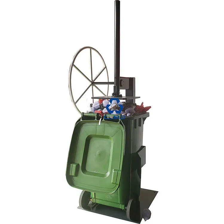 High Productivity Garden Recycling Bin Household Manual Trash Compactor 2