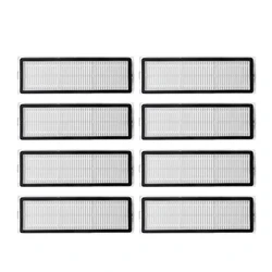 Robot Vacuum Replacement Parts & Accessories Kit with Main Brush, Side Brush, Hepa Filter, Mop Cloth, and Dust Bag (8PCS Filter)