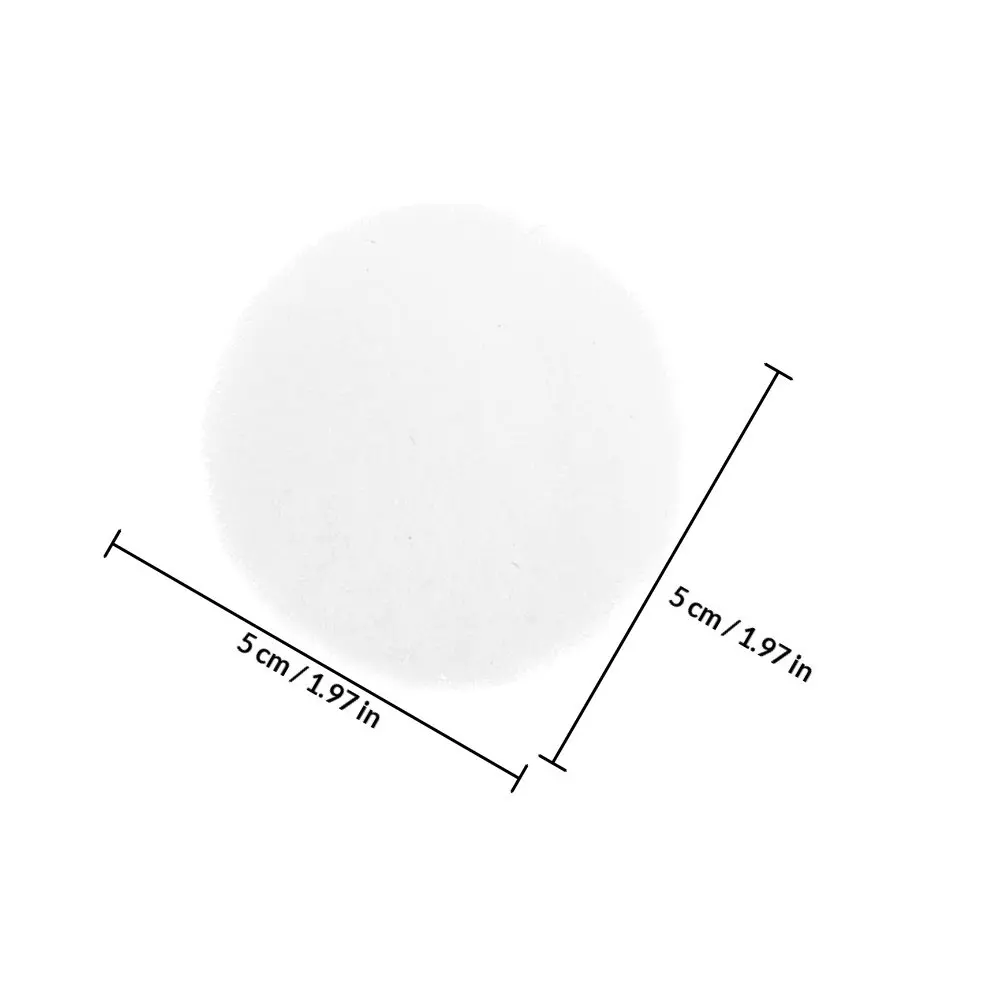 30Pcs 화이트 폴리에스테르 폼폼 공예용 부드럽고 편안한 공 DIY 프로젝트 휴일 장식 액세서리 폼폼