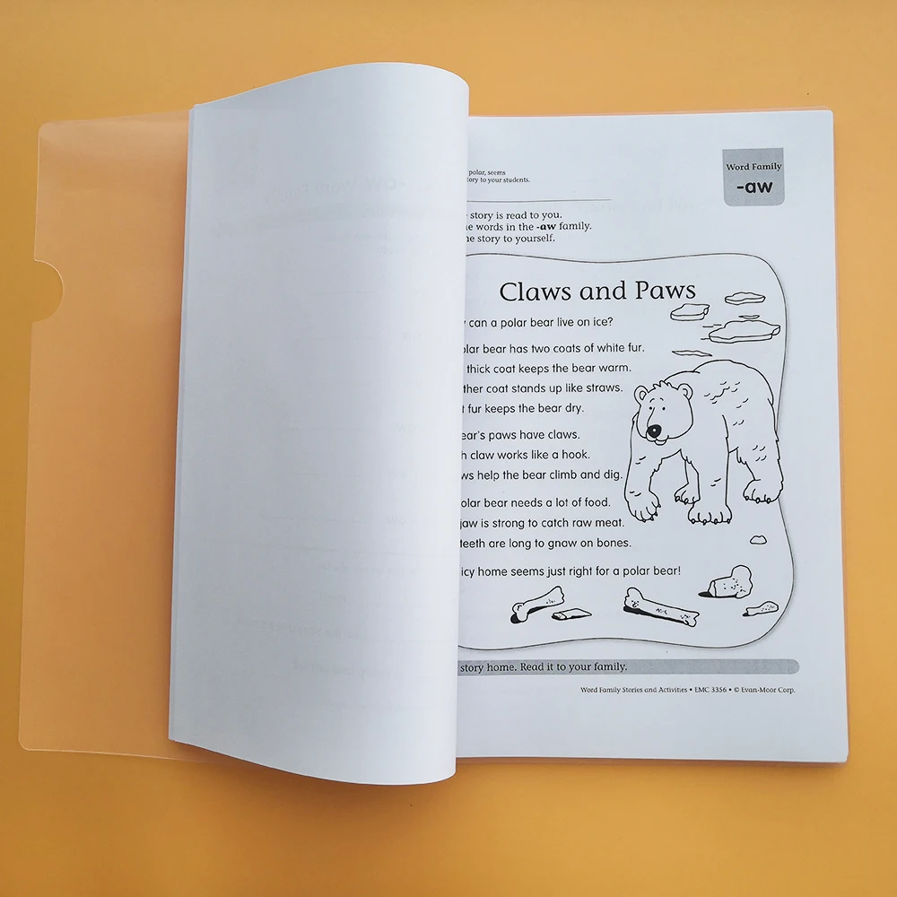 Word Family Stories and Activities Level A~D Children kid learning English root classification English Book for perschool 2