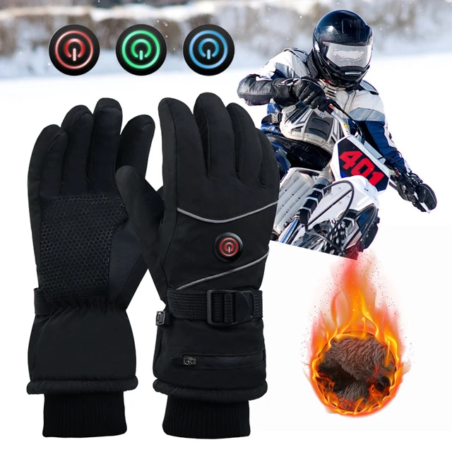 2023 New Winter Motorcycle Gloves Waterproof Cold Weather Motorcycle Gloves  Warm Riding Gloves with Reflective Stripe - AliExpress