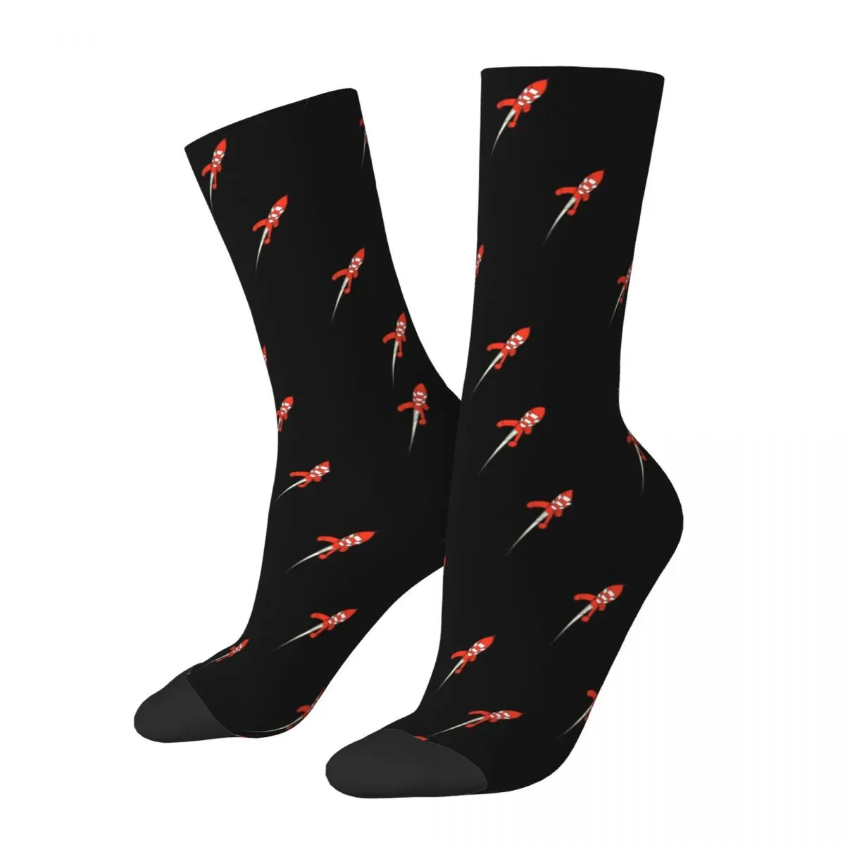 

All Season Casual Women Men Cartoon Moon Rocket Socks Adventures Rockets Merch Football Socks Super Soft Best Gifts