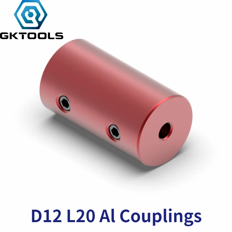 Shaft Coupler Aluminum Alloy Couplings Bore 5x5mm 5x8mm 8x8mm Red Flexible for 3D Printers Stepper Motor GKTOOLS D12L20