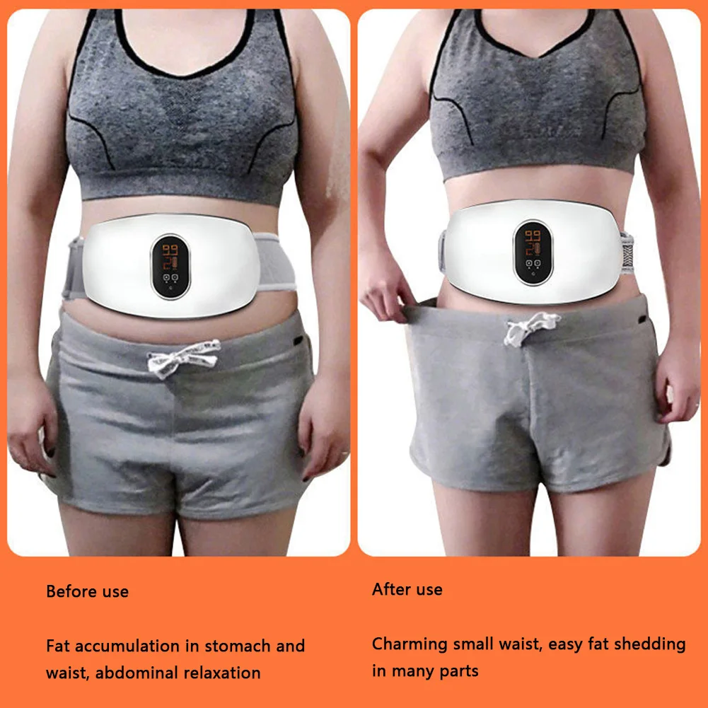 Pro Body Slimming Massager Electric Slimming Belt Fat Burning Abdominal Massage Beauty Health Massager Machine