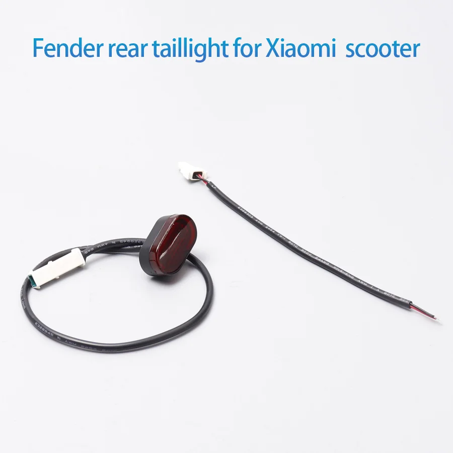 Rear Taillight Electric Scooter for Xiaomi M365 Pro Tail light Lamp Battery Line Fix Buckle Foldable Resistant Brake Light Parts