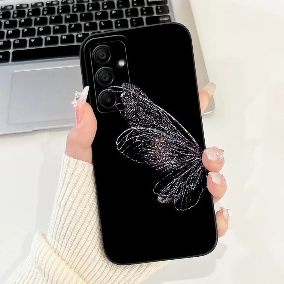 Silicone Flower Bowknot Soft TPU Case for Samsung Galaxy A16 5G