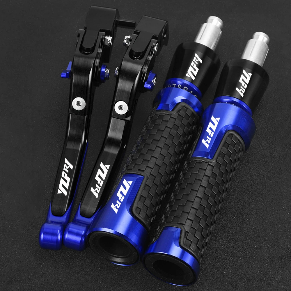 

For YAMAHA YZFR1 YZF R1 2004 2005 2006 2007 2008 2009 2010 2011 2012 2013 2014 Motorcycle Brake Clutch Levers Handle grips ends