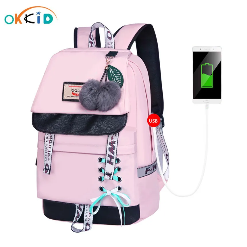 pink rucksack